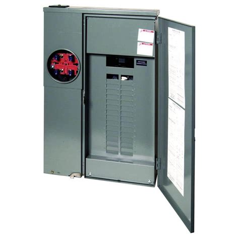 electrical combination box|Main breaker meter combo Breaker Boxes .